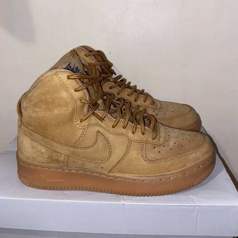 nike air force 1 flax